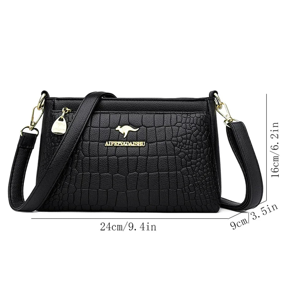 Luxury Designer Ladies Handbags High Quality Leather Shoulder Bags for Women 2025 Female Crossbody Bag Purses and Handbags Sac
