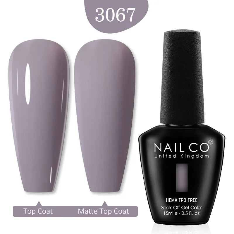 NAILCO Red Colors Series 15ML Nail Gel Polish Nail Supplies Semi Permanent For Nail Art Manicure Soak Off LED UV Hybrid Varnish