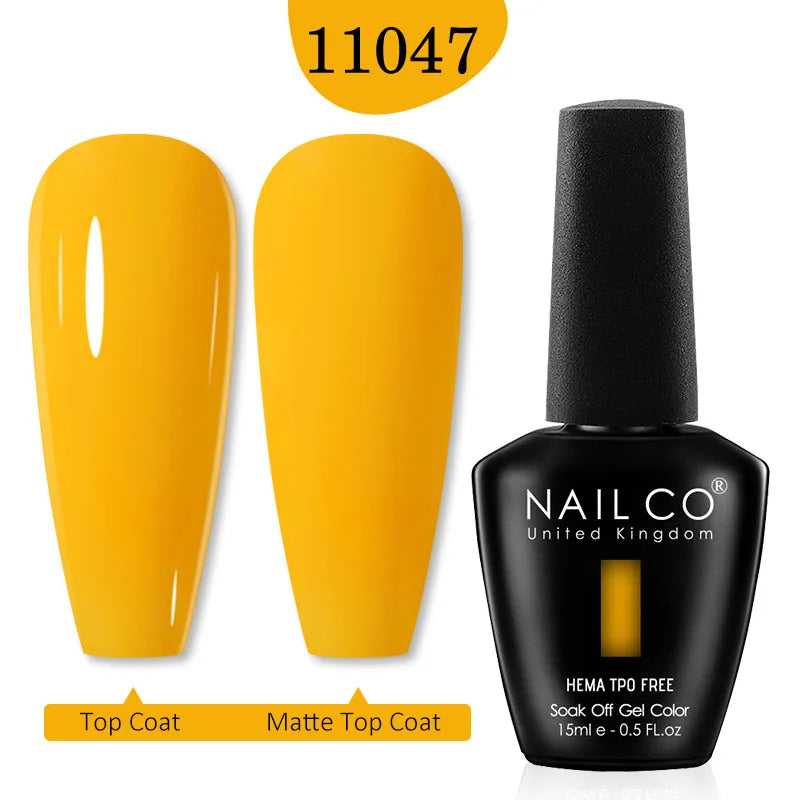 NAILCO Red Colors Series 15ML Nail Gel Polish Nail Supplies Semi Permanent For Nail Art Manicure Soak Off LED UV Hybrid Varnish