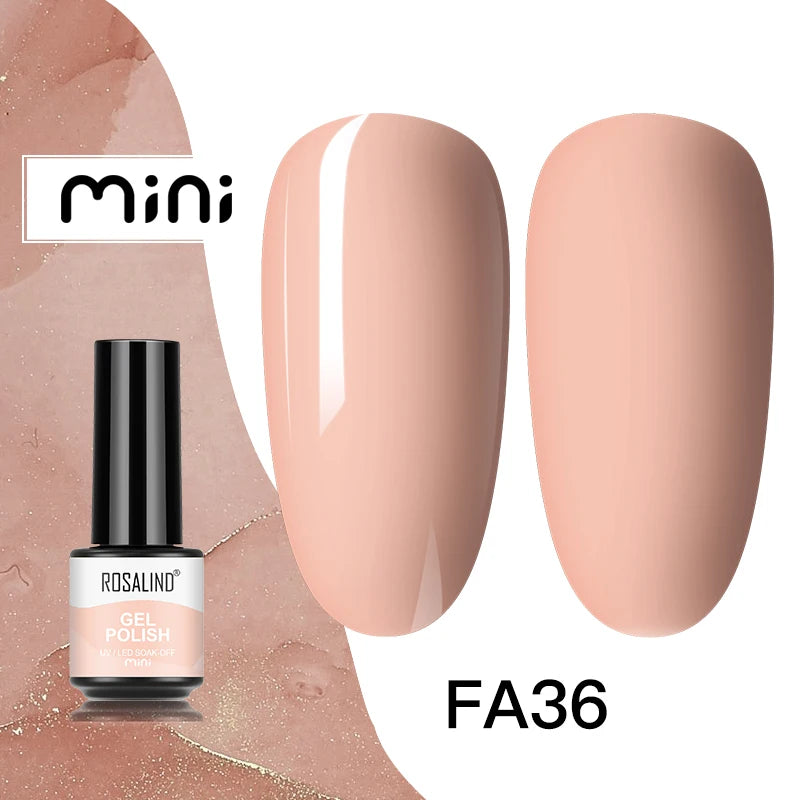 ROSALIND Nail Gel Polish Semipermanent UV Led Esmalte For Nail Art Varnish Hybrid Top Coat Regular Polish Gel Nail Accessories