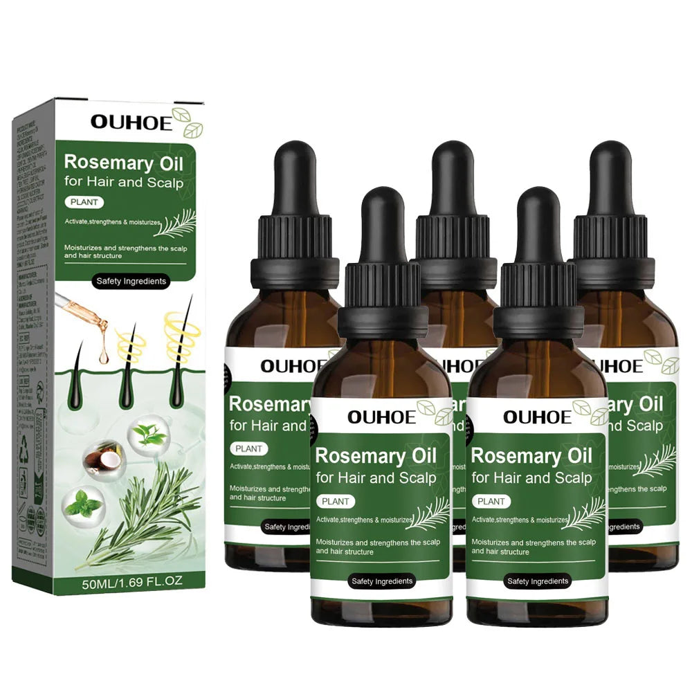 Organic Rosemary Hair Growth Oil & Deep Scalp Nourishing Treatment