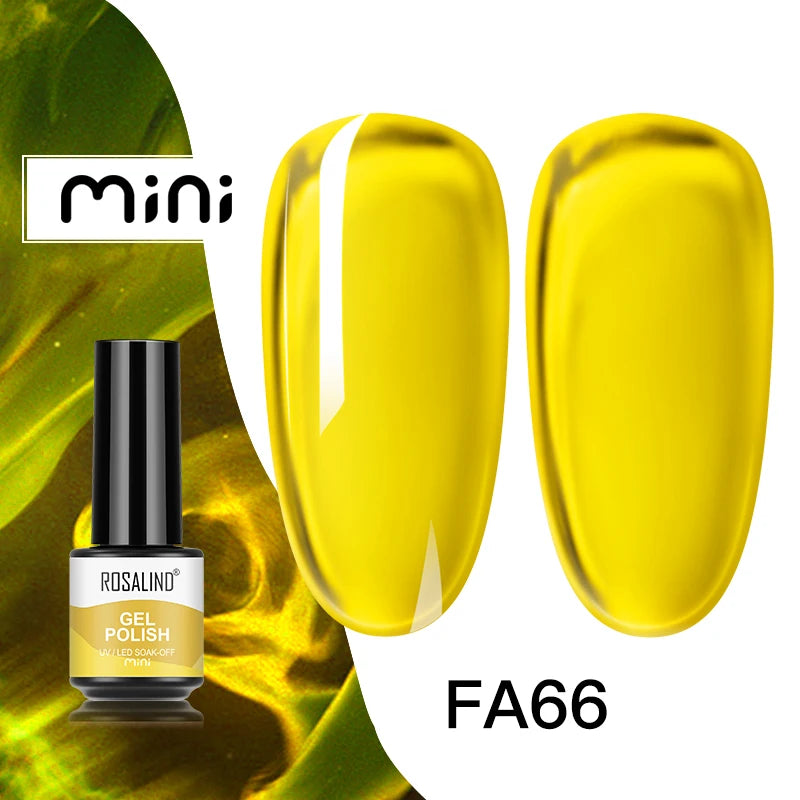 ROSALIND Nail Gel Polish Semipermanent UV Led Esmalte For Nail Art Varnish Hybrid Top Coat Regular Polish Gel Nail Accessories