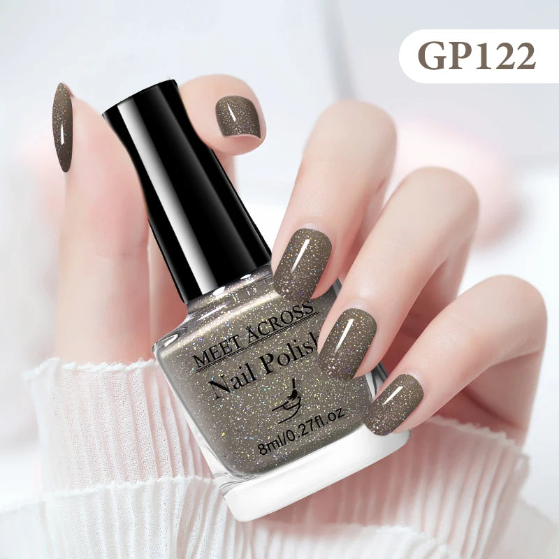 MEET ACROSS 8ml Peel-Off Water-Based Nail Polish