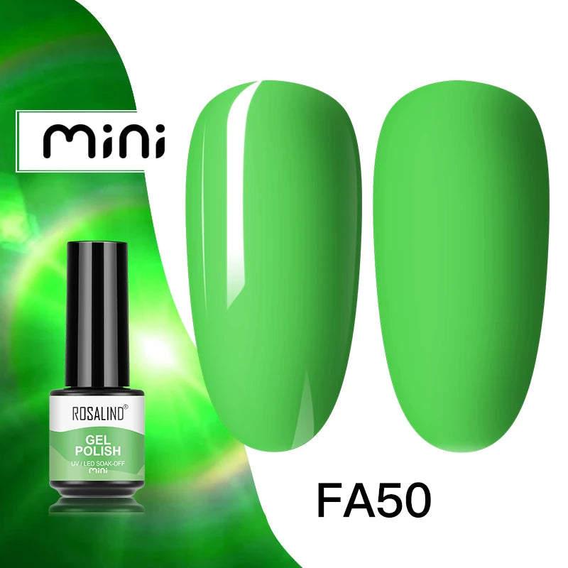 ROSALIND Nail Gel Polish Semipermanent UV Led Esmalte For Nail Art Varnish Hybrid Top Coat Regular Polish Gel Nail Accessories
