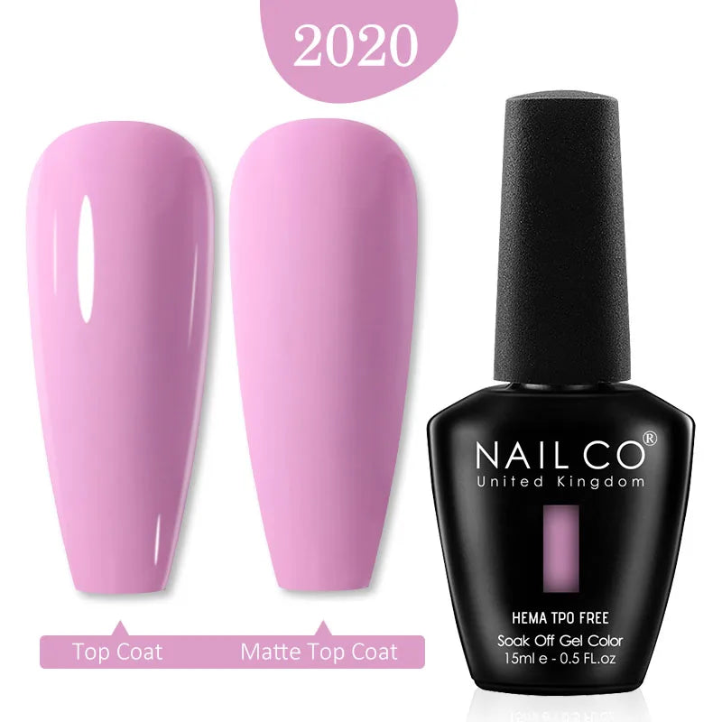 NAILCO Red Colors Series 15ML Nail Gel Polish Nail Supplies Semi Permanent For Nail Art Manicure Soak Off LED UV Hybrid Varnish