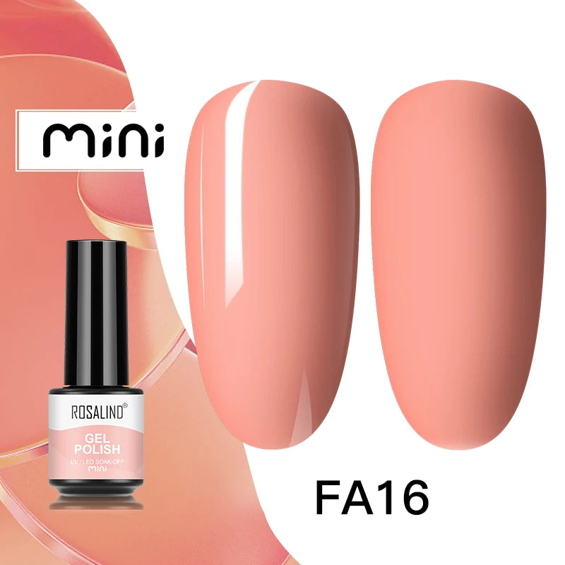 ROSALIND Nail Gel Polish Semipermanent UV Led Esmalte For Nail Art Varnish Hybrid Top Coat Regular Polish Gel Nail Accessories