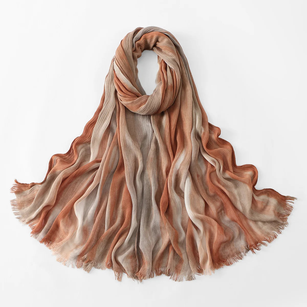 Ombre Tie-Dye Modal Rayon Muslim Hijab Scarf