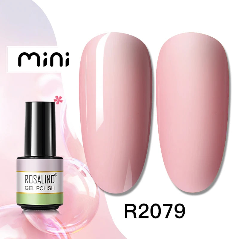 ROSALIND Nail Gel Polish Semipermanent UV Led Esmalte For Nail Art Varnish Hybrid Top Coat Regular Polish Gel Nail Accessories