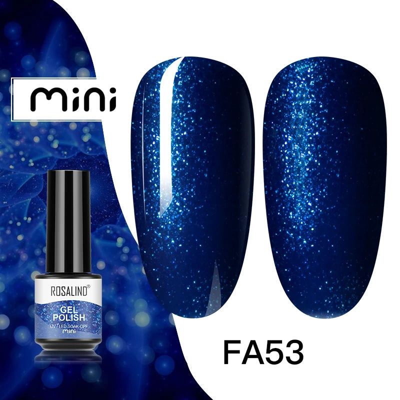 ROSALIND Nail Gel Polish Semipermanent UV Led Esmalte For Nail Art Varnish Hybrid Top Coat Regular Polish Gel Nail Accessories