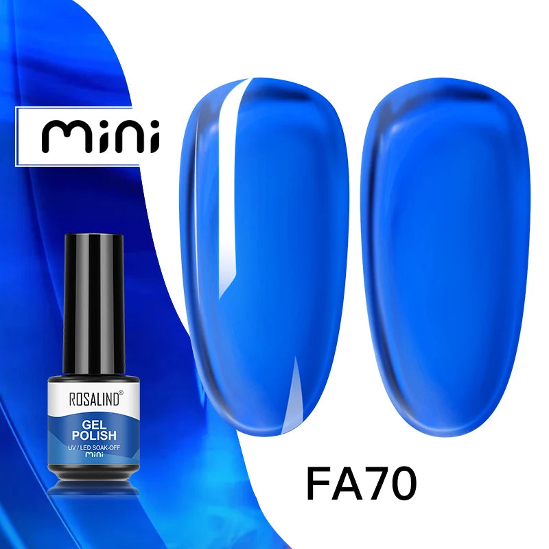 ROSALIND Nail Gel Polish Semipermanent UV Led Esmalte For Nail Art Varnish Hybrid Top Coat Regular Polish Gel Nail Accessories