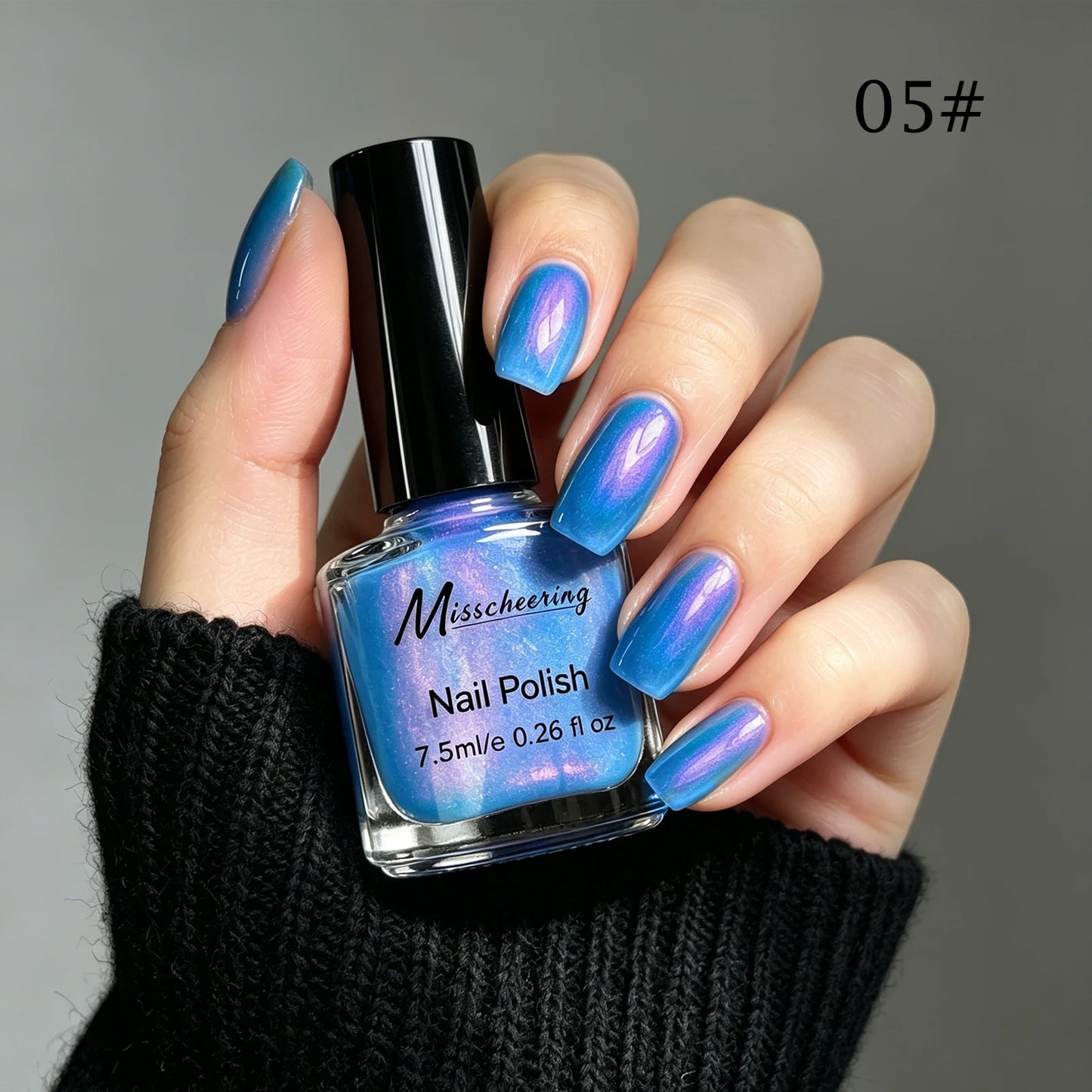 Misscheering 7.5ml Pearlescent Water-Based Nail Polish