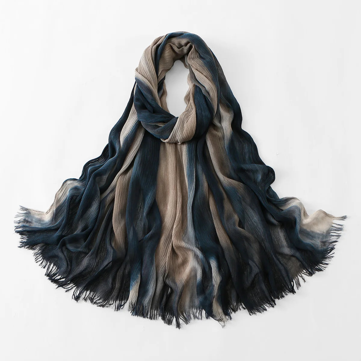 Ombre Tie-Dye Modal Rayon Muslim Hijab Scarf