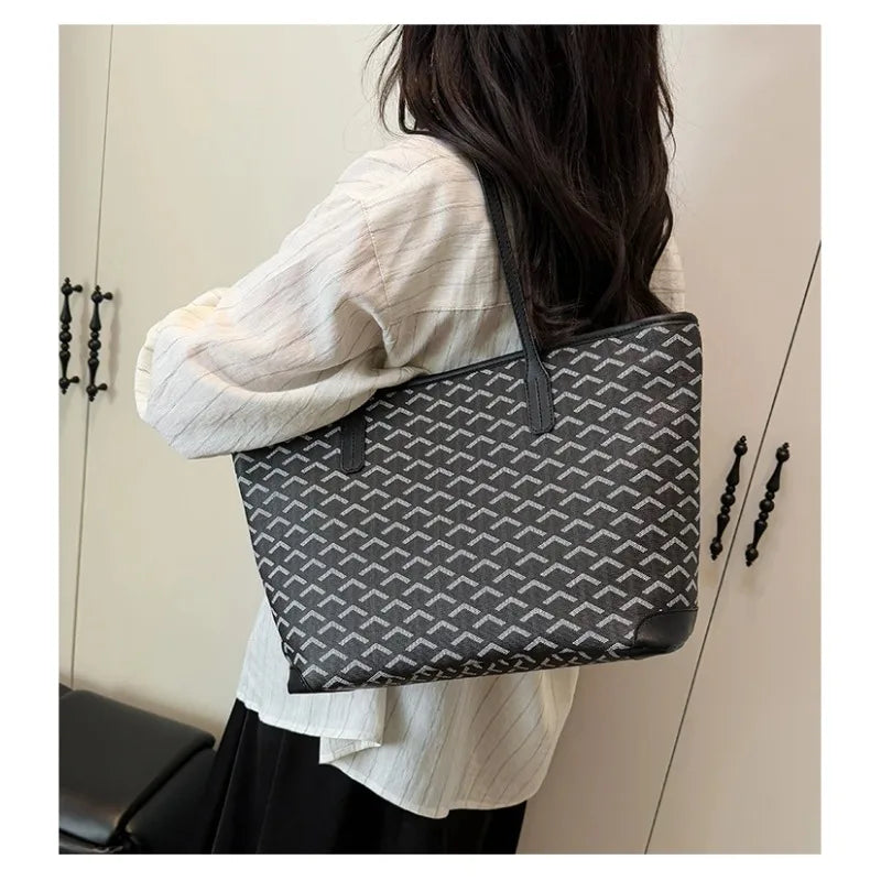 Designer Minimalist Multi-Pocket Large Capacity Tote & Diaper Bag