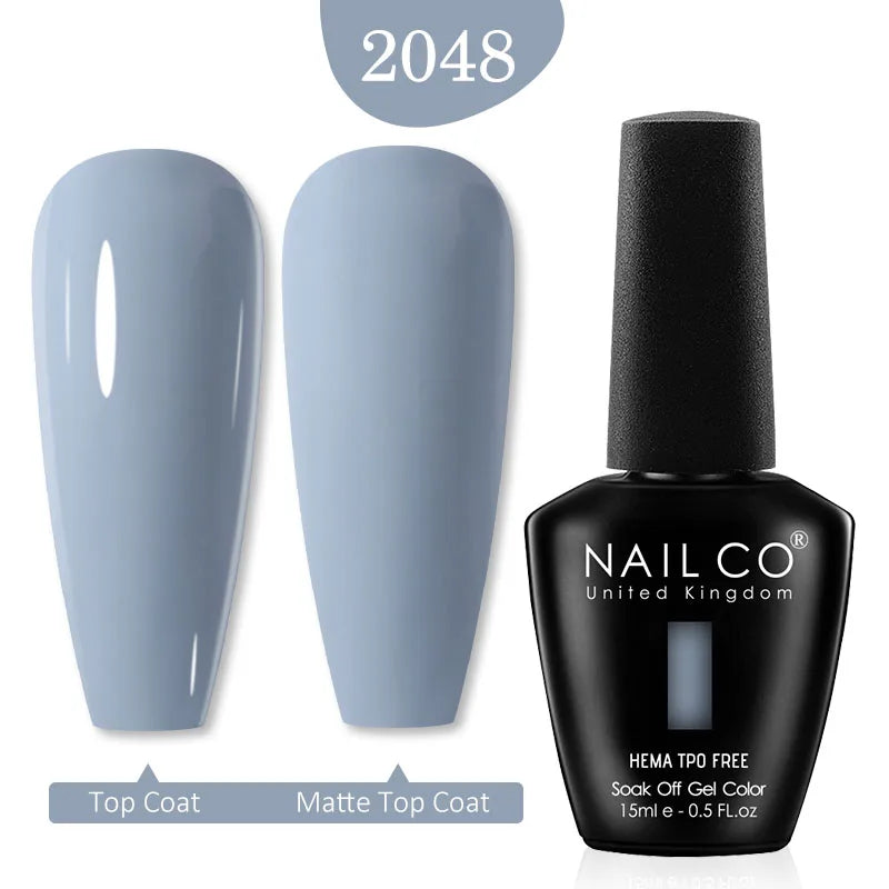 NAILCO Red Colors Series 15ML Nail Gel Polish Nail Supplies Semi Permanent For Nail Art Manicure Soak Off LED UV Hybrid Varnish