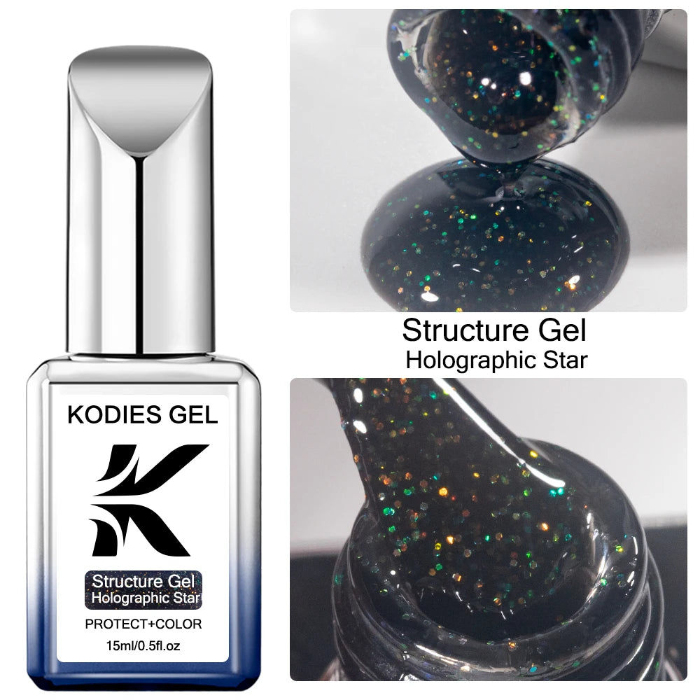 KODIES GEL Nude Pink Rubber Base Gel Nail Polish 15ML Structure Semi Permanent UV Base Camouflage Gel Varnish Manicure Nails Art