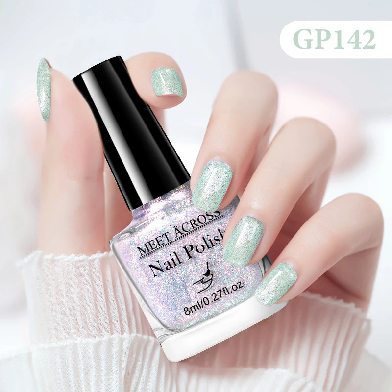 MEET ACROSS 8ml Peel-Off Water-Based Nail Polish
