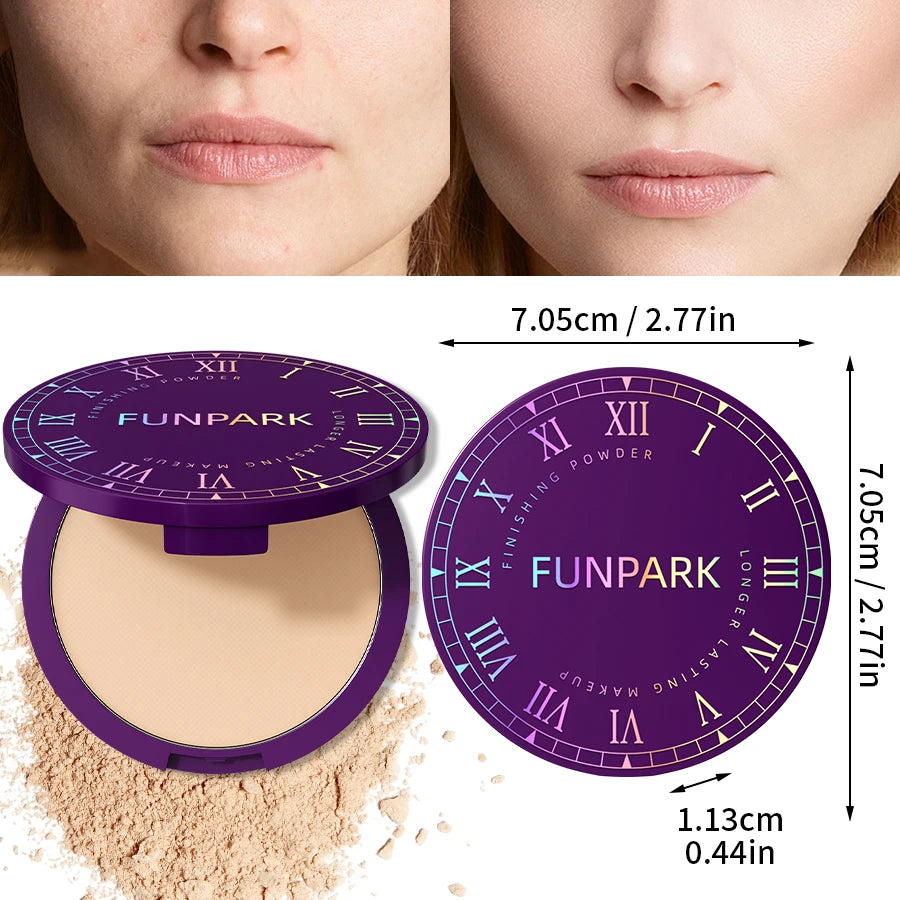 5 Color Matte Full Coverage Pressed Powder Foundation Oil Control Flawless Weightless Finishing Powder Makeup for Woman Gifts